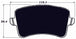 Porterfield Brake Pads for 2017 AUDI Q5 Hybrid TRW Girling FR SPORT
