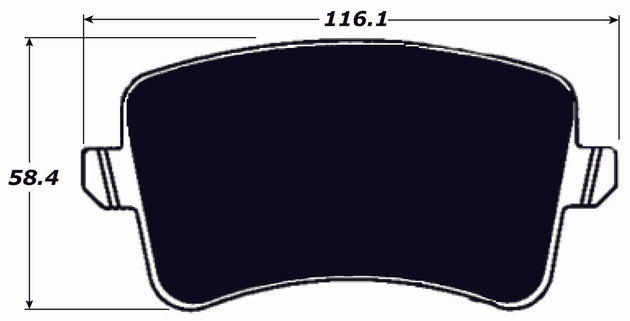 Porterfield Brake Pads for 2016 AUDI A5/A5 Quattro - 314mm Front Disc FR SPORT
