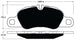 Porterfield Brake Pads for 2015 PORSCHE Boxster FR SPORT
