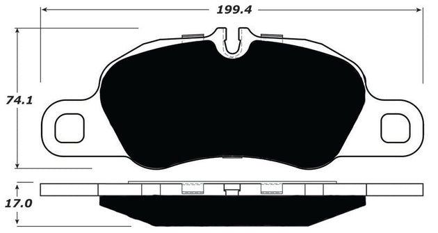 Porterfield Brake Pads for 2017 PORSCHE 718 Boxster FR SPORT