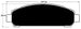 Porterfield Brake Pads for 2015 TOYOTA VENZA FR SPORT