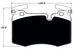 Porterfield Brake Pads for 2014 MINI Cooper w/JCW 316mm FD FR SPORT