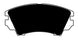 Porterfield Brake Pads for 2014 CHEVROLET Camaro- LS FR SPORT