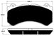 Porterfield Brake Pads for 2016 CHEVROLET Camaro SS Brembo 6 Piston FR SPORT