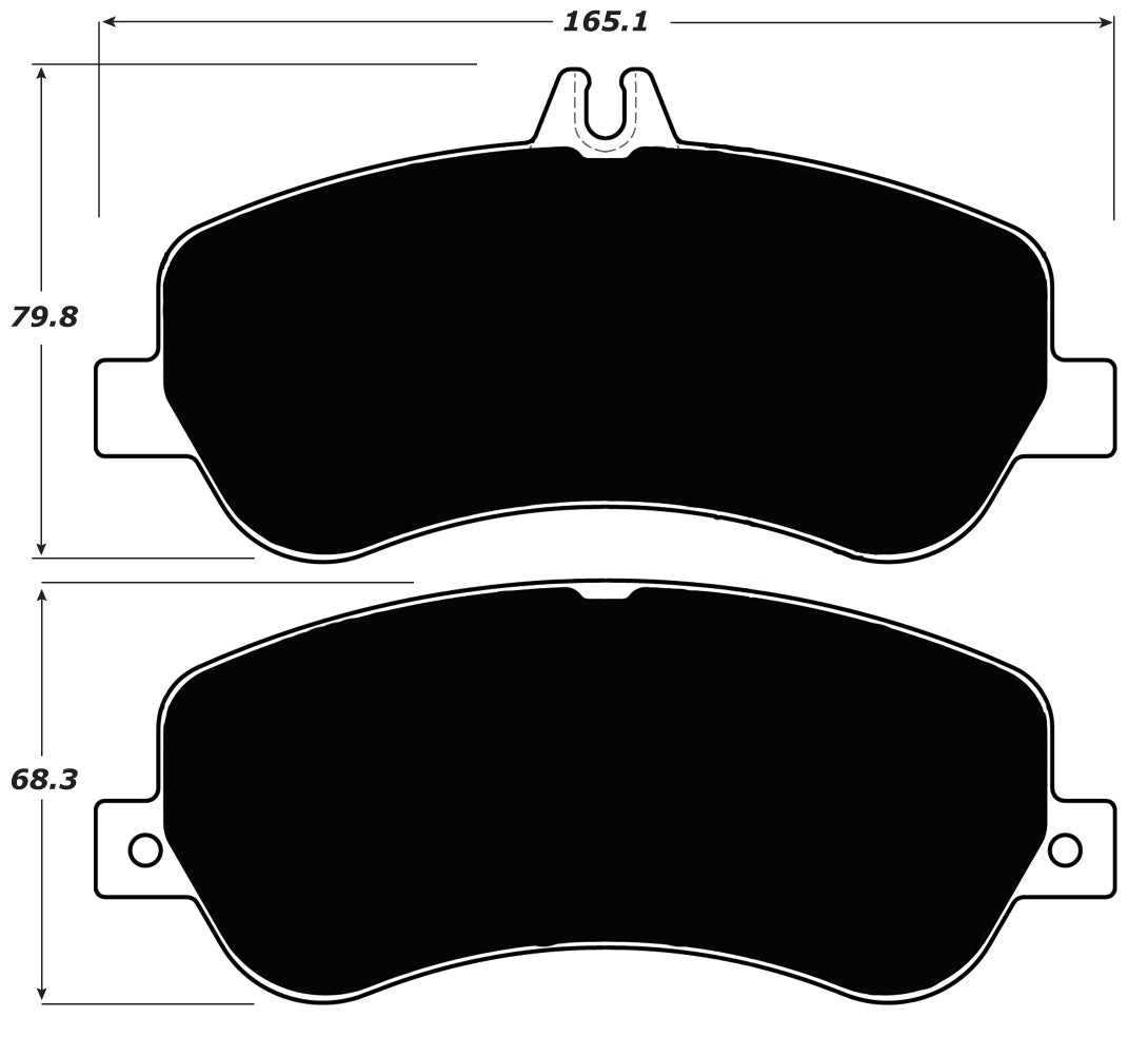 Porterfield Brake Pads for 2014 MERCEDES-BENZ GLK350 FR SPORT