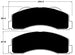 Porterfield Brake Pads for 2016 FORD F150 2wd / 4wd w/Electric PB FR SPORT