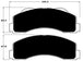 Porterfield Brake Pads for 2016 FORD F150 2wd / 4wd w/Electric PB FR SPORT