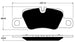 Porterfield Brake Pads for 2015 PORSCHE PANAMERA GTS FR SPORT