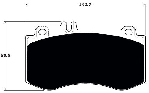 Porterfield Brake Pads for 2011 MERCEDES-BENZ E550 Sedan / 4Matic FR SPORT