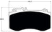 Porterfield Brake Pads for 2011 MERCEDES-BENZ E550 Sedan / 4Matic FR SPORT