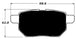 Porterfield Brake Pads for 2015 TOYOTA PRIUS Plug-In FR SPORT