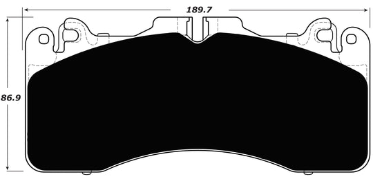 Porterfield Brake Pads for 2014 LEXUS LS 460L w/Sport Pkg FR SPORT