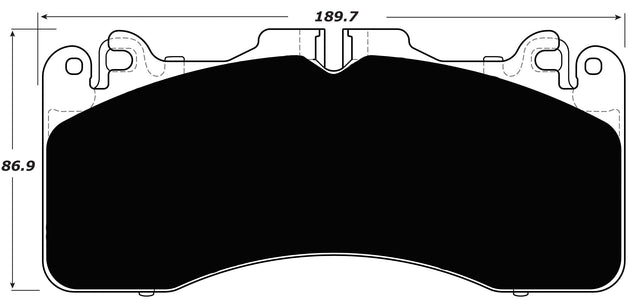 Porterfield Brake Pads for 2019 LEXUS RC-F FR SPORT