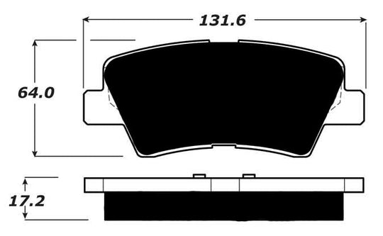 Porterfield Brake Pads for 2015 KIA Optima 2.0L Turbo FR SPORT