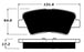 Porterfield Brake Pads for 2016 HYUNDAI AZERA FR SPORT