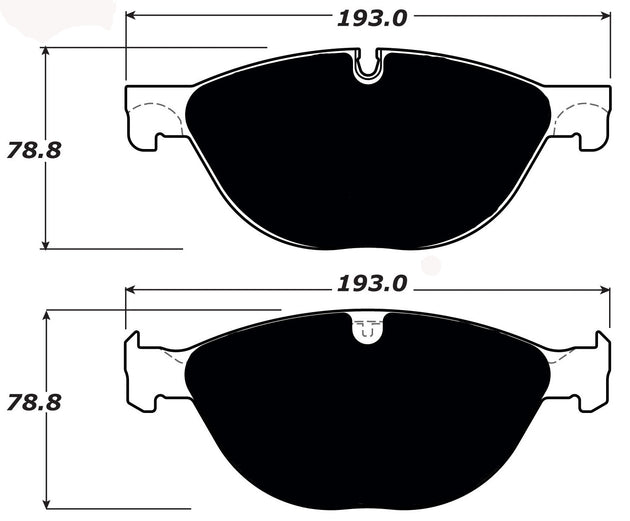 Porterfield Brake Pads for 2016 JAGUAR XJ/XJL V8 FR SPORT
