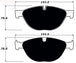 Porterfield Brake Pads for 2016 JAGUAR XJ/XJL V8 FR SPORT