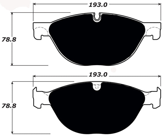 Porterfield Brake Pads for 2014 JAGUAR XKR FR SPORT