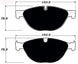 Porterfield Brake Pads for 2014 JAGUAR XKR FR SPORT