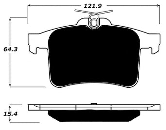 Porterfield Brake Pads for 2014 JAGUAR XKR FR SPORT