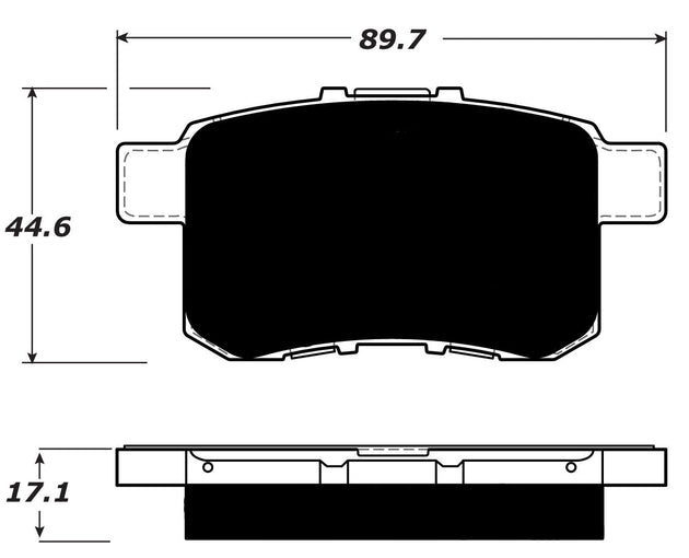 Porterfield Brake Pads for 2012 HONDA ACCORD Sedan LX-P FR SPORT