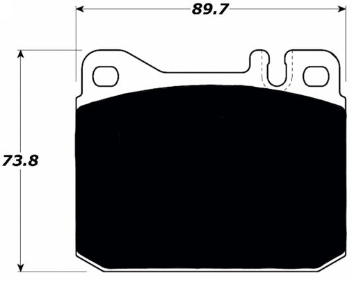 Porterfield Brake Pads for 1990 MERCEDES-BENZ 300 SEL FR SPORT