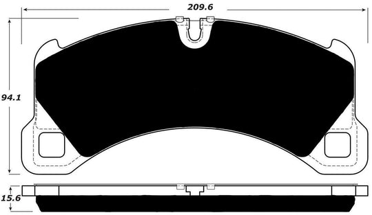 Porterfield Brake Pads for 2018 PORSCHE MACAN FR SPORT