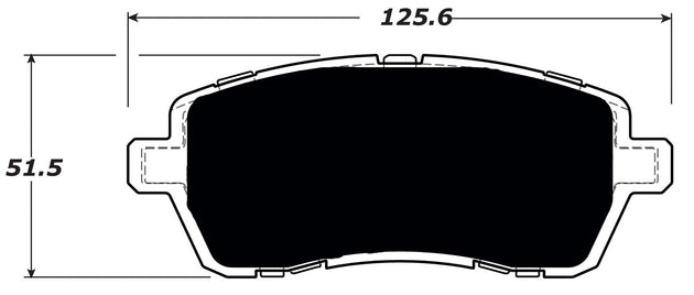 Porterfield Brake Pads for 2012 MAZDA 2 FR SPORT