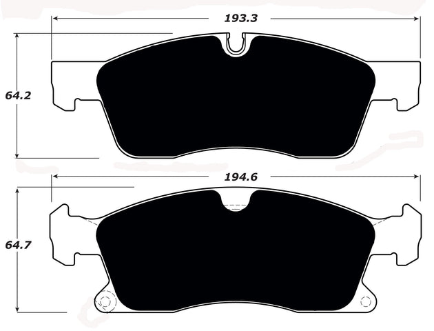 Porterfield Brake Pads for 2012 DODGE DURANGO FR SPORT