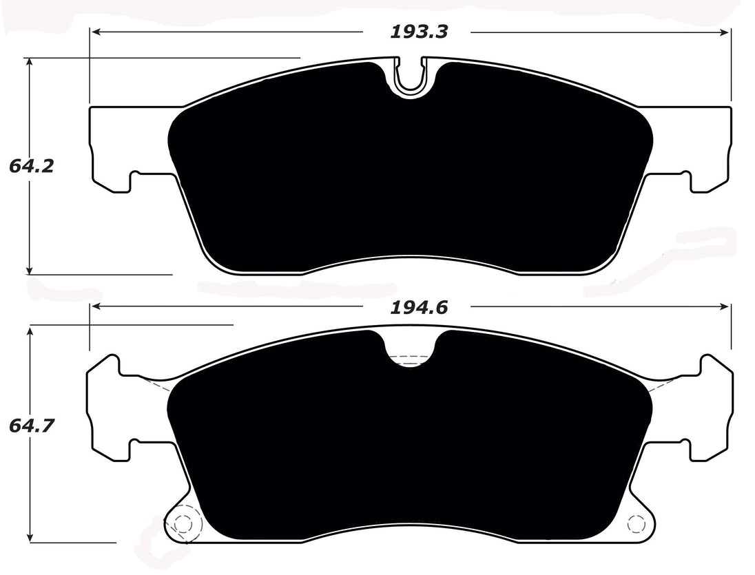 Porterfield Brake Pads for 2016 JEEP GRAND CHEROKEE - w/ 330mm Front Disc FR SPORT