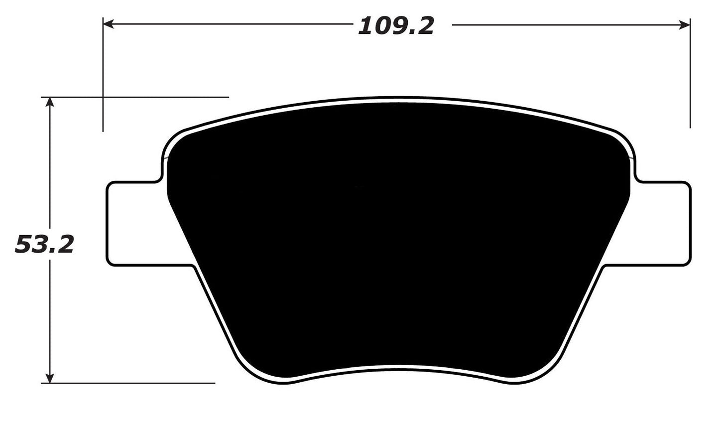 Porterfield Brake Pads for 2011 VOLKSWAGEN JETTA Wagon 2.5L Gas R/Discs FR SPORT