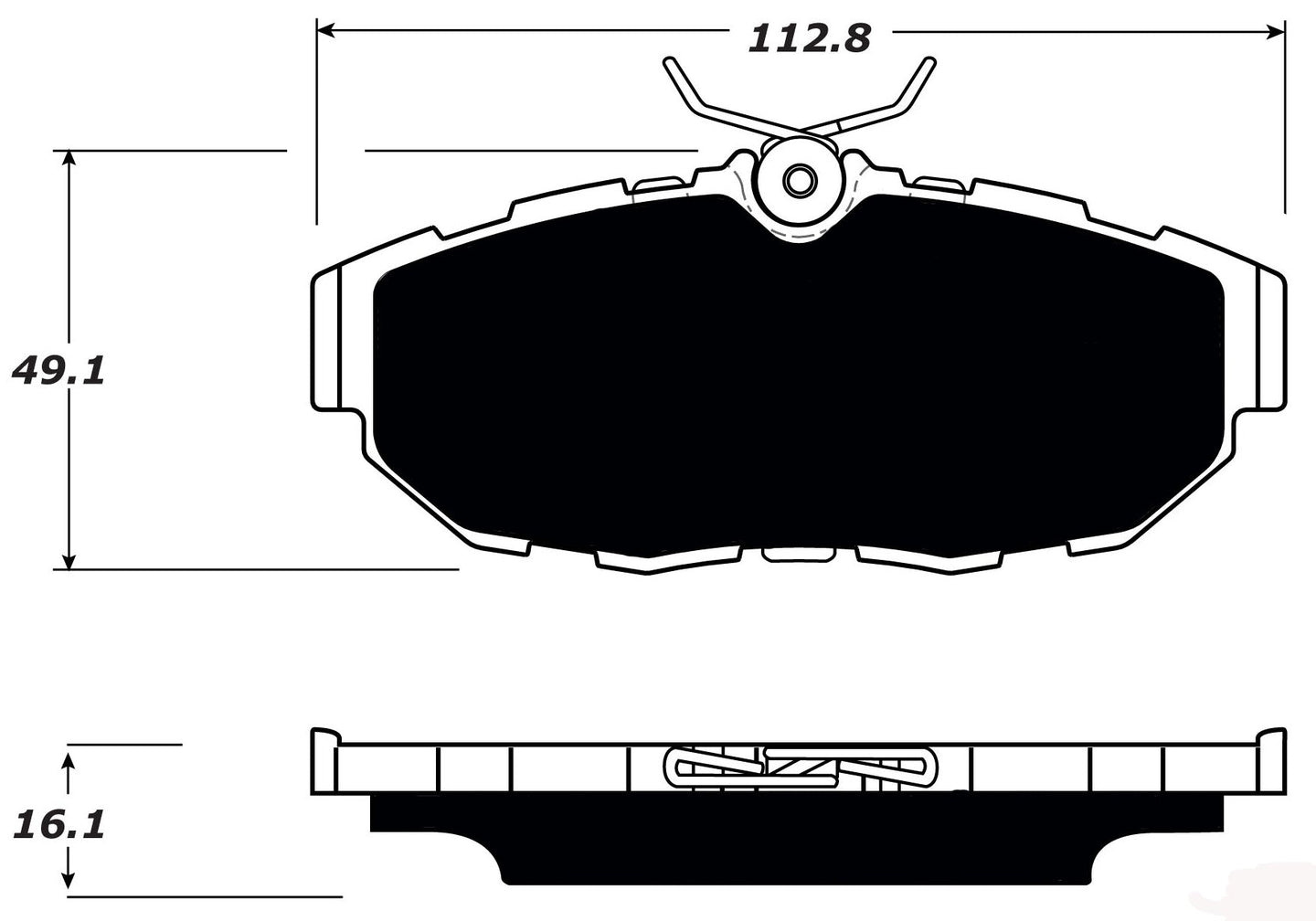 Porterfield Brake Pads for 2014 FORD MUSTANG Boss 302 FR SPORT