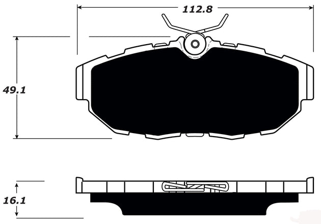 Porterfield Brake Pads for 2012 FORD MUSTANG w/Perf. Brake Pkg. FR SPORT