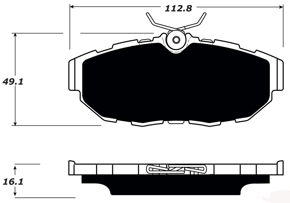 Porterfield Brake Pads for 2014 FORD MUSTANG Shelby GT500 FR SPORT