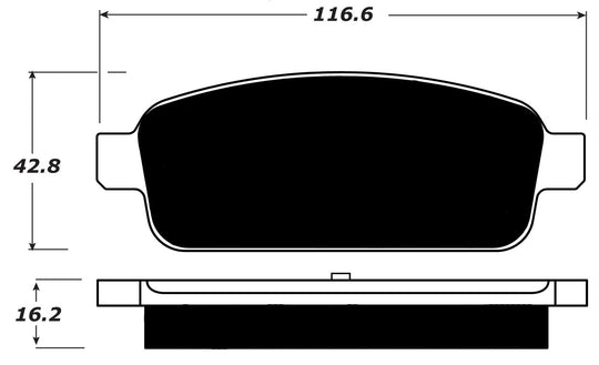 Porterfield Brake Pads for 2014 BUICK Encore FR SPORT