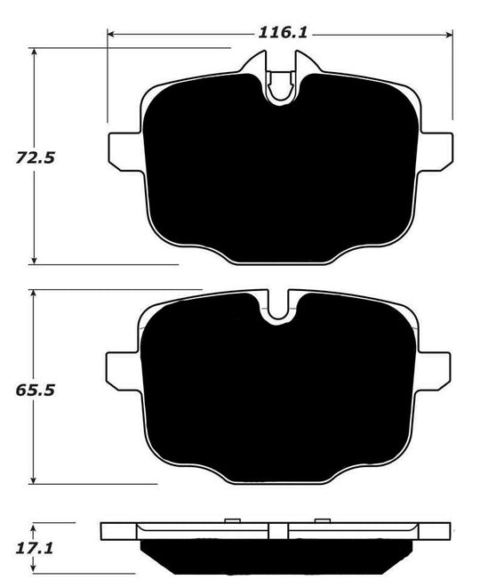 Porterfield Brake Pads for 2017 BMW 530i - Sport M Brakes FR SPORT