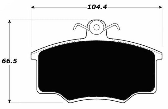 Porterfield Brake Pads for 1983 AUDI Coupe GT FR SPORT