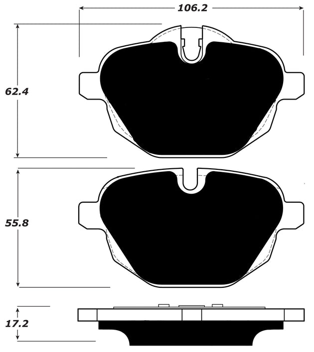 Porterfield Brake Pads for 2015 BMW 535d xDrive FR SPORT