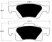 Porterfield Brake Pads for 2015 DODGE DURANGO FR SPORT