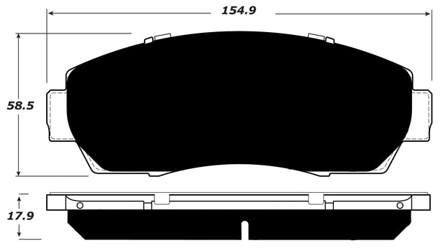 Porterfield Brake Pads for 2015 HONDA ACCORD Crosstour FR SPORT