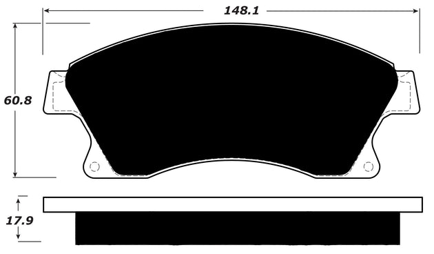 Porterfield Brake Pads for 2016 CHEVROLET CRUZE FR SPORT