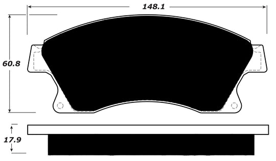 Porterfield Brake Pads for 2012 CHEVROLET CRUZE FR SPORT