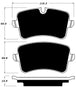 Porterfield Brake Pads for 2016 AUDI RS5- w/Rear Scalloped Edge FR SPORT