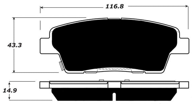 Porterfield Brake Pads for 2010 HYUNDAI GENESIS SEDAN V8 FR SPORT