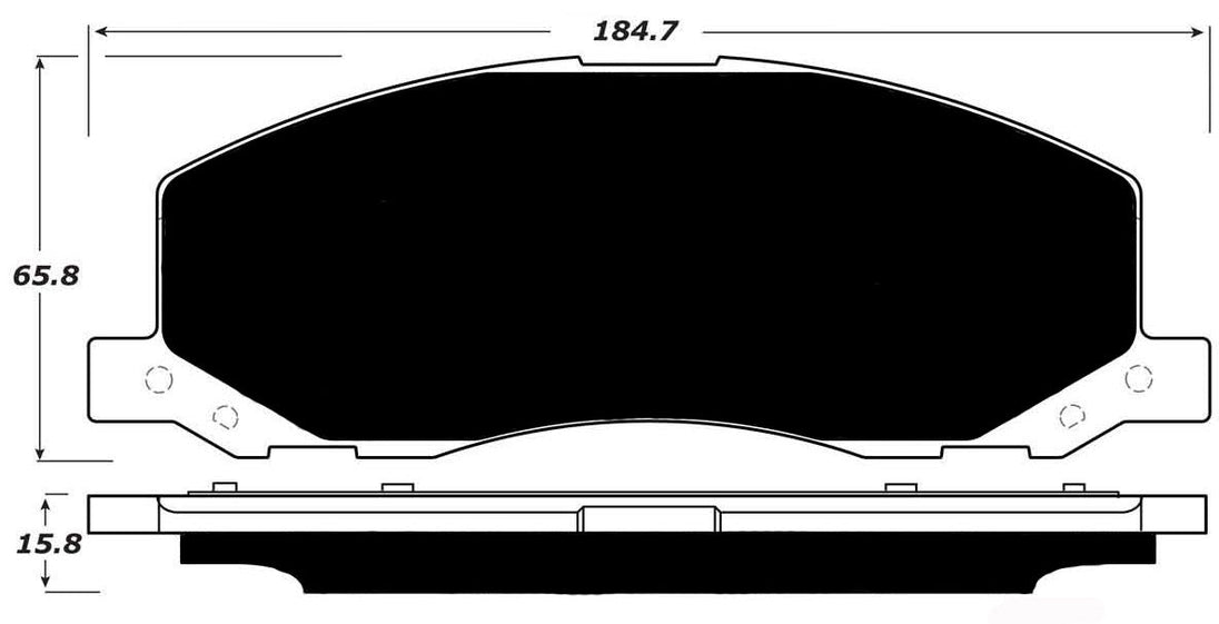Porterfield Brake Pads for 2011 SAAB 9-5 17" 337mm Front Discs FR SPORT