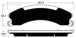 Porterfield Brake Pads for 2016 GMC SIERRA 2500 2WD FR SPORT