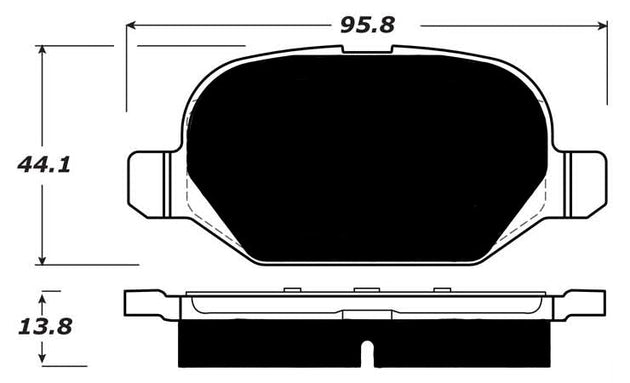 Porterfield Brake Pads for 2016 FIAT 500 Turbo FR SPORT