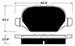 Porterfield Brake Pads for 2016 FIAT 500 Turbo FR SPORT
