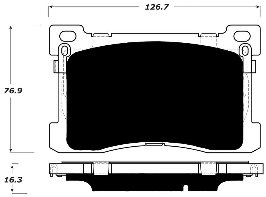 Porterfield Brake Pads for 2016 KIA K900 FR SPORT