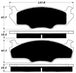 Porterfield Brake Pads for 1983 VOLKSWAGEN RABBIT GTi FR SPORT